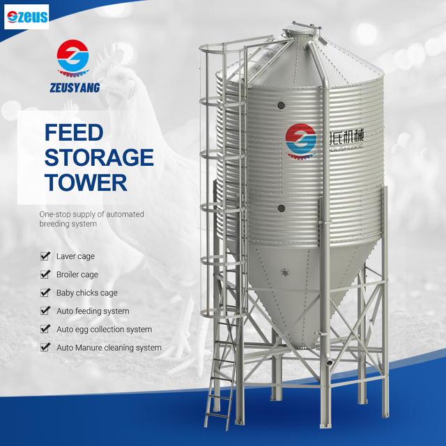 Steel Feed Tower Silos para sa Poultry At Livestock